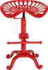 A red tractor seat bar stool on a white background. Náhled obrázku produktu