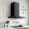 CIARRA A+++ 650 m³/h Dunstabzugshaube 60cm Wandhaube WIFI Produktbild-Vorschau 11
