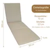 Herlag Sunny Liegenauflage 200x60x4 cm – wetterfest, Produktbild-Vorschau 3