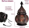 GADGY® Orientalische Lampe Metall - Marokkanisches Produktbild-Vorschau 5