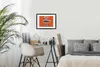 MuchoWow® MuchoWow® Gerahmtes Poster Auto - Orange - Produktbild-Vorschau 7