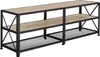 tectake® TV-Regal Indianapolis 161 x 41,5 x 50,5 cm Produktbild-Vorschau 2