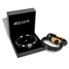 SERASAR | Pánský Kožený Náramek [Ring] z Stainless Steel | Náhled obrázku produktu 7
