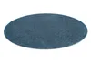 Teppich rund INDUS dunkelblau 75 eben, Melange Blau rund Produktbild-Vorschau 1