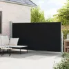 vidaXL Ausziehbare Seitenmarkise 160x514 cm Schwarz Produktbild-Vorschau 3