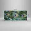 Bilder auf glas - Einteilig - Pfauen Feder Makro - 120x50cm Produktbild-Vorschau 3