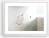 Gerahmtes Poster - Weißer Rahmen - Flug Vogel Käfig - 40x30 Produktbild-Vorschau 1