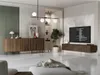 Komoda RTV wisząca AZELIO 215 dąb barock Podgląd zdjęcia produktu 6
