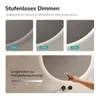 EMKE Specchio da bagno a LED rotondo da 80 cm con Anteprima dell’immagine prodotto 4