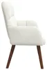 vidaXL Canapé 2 places Crème 115 x 61 x 87 cm Velours (V) Voir les images du produit 5