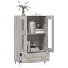 The Living Store Highboard Grau Sonoma 69,5x31x115 cm Produktbild-Vorschau 4
