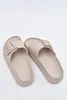 Damen Schaum Plattform Sandalen Mit Schnalle Beigefarben Produktbild-Vorschau 9