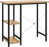A product shot of a computer desk with shelves. Anteprima dell’immagine prodotto