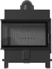 KRATKI LUCY Links 14 kW Ø200 SCHWARZ Kamineinsatz Produktbild-Vorschau 4