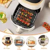 2 Stück Heißluftfritteuse Zubehör, Air Friteuse Grill Produktbild-Vorschau 2