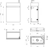 doporro Badmöbelset Waschbecken-Unterschrank für Gäste-WC Produktbild-Vorschau 7
