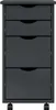 vidaXL Armadio a rotelle con cassetti MOSS Grey in legno di Anteprima dell’immagine prodotto 10