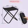 Campinghocker, Klapphocker mit Tragetasche, Gestell aus Produktbild-Vorschau 2