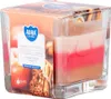 Bispol Duftkerze in dreifarbigem Glas Apfel Zimt SNK80-87 Produktbild-Vorschau 3