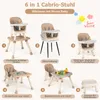 COSTWAY 6-in-1 Babyhochstuhl, Kinderhochstuhl mit Produktbild-Vorschau 4