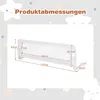 COSTWAY Barrière de lit pliable, Barrière de sécurité pour Voir les images du produit 5