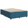 Boxspringbett mit Matratze Blau 160x200 cm Samt Produktbild-Vorschau 9