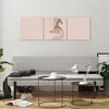 Bilder auf glas - 3 Teile - Buntstift Frau Hut - 120x40cm - Produktbild-Vorschau 6