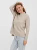 Vero Moda VMLEFILE OVERSIZE BOXY BLOUSE NOOS Birch/W. Produktbild-Vorschau 7