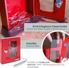 Notschlüsselkasten mit einem Glasbruchhammer von HMF in Rot Produktbild-Vorschau