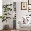 COSTWAY Mobile da bagno, mobile alto, mobile da bagno con 2 Anteprima dell’immagine prodotto 8