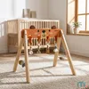 Drewniany stojak edukacyjny dla niemowląt – Baby Gym z Podgląd zdjęcia produktu 7