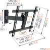 VOGEL'S WALL 3225 TV Wandhalterung 32-55 Zoll, schwenkbar Produktbild-Vorschau 9