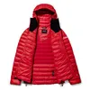 Rote isolierte Damenjacke "Mtn Seeker Mw Down Hoody" von Berghaus; mit Kapuze und offenem Reißverschluss. Produktbild-Vorschau