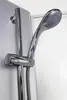 A close-up view of a shower head and rail system. Produktbild-Vorschau