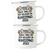 Rentnerin 2022 Emaille Tasse Rente Lustig Spruch Ruhestand Produktbild-Vorschau 2