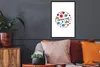MuchoWow® MuchoWow® Gerahmtes Poster New York - Zeichnung - Produktbild-Vorschau 2