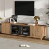 Merax TV-kast met LED-verlichting en 2 kastjes, TV-dressoir Productafbeelding-voorbeeld 4