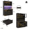 Flieks Küche Hochschrank mit Led, Küchenbuffet Produktbild-Vorschau 5