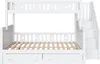 Sweiko Lit d'enfant 90x200/140x200cm, lit superposé en bois Voir les images du produit 16