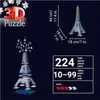 3D Puzzle Eiffelturm Glow-in-the-Dark Edition Produktbild-Vorschau 6