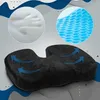 CLP Cuscino di seduta ergonomico con gel, nero Anteprima dell’immagine prodotto 3