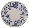 Bloomingville Essteller PETUNIA Blau Weiß 24 cm Keramik Produktbild-Vorschau 1