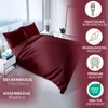 Bettwäsche 155x220 cm Baumwolle Satin Damast Set Gestreift Produktbild-Vorschau 3
