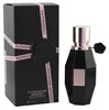 Viktor & Rolf Flowerbomb Midnight EDP 30 ml, schwarzer facettierter Flakon mit roségoldenem Verschluss neben passender Originalverpackung. Voir les images du produit