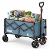SUNULA Bollerwagen Faltbar Klein 80L 100KG, Klappbarer Produktbild-Vorschau 1