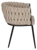 Bronx71 Esszimmerstuhl River Chenille beige Produktbild-Vorschau 18