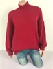 ASKSA Damen Strickpullover Einfarbig Rollkragenpullover Produktbild-Vorschau 2