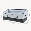 Auflagenbox 'Alanno' 560 L  Stahl 155 x 64 x 75 cm Grau / Produktbild-Vorschau 4