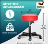 CASARIA® Rollhocker Höhenverstellbar 10 cm Polsterung 46-60 Produktbild-Vorschau 4