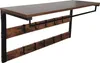 Relaxdays Wandgarderobe, 10 Haken, Ablage & Kleiderstange, Produktbild-Vorschau 1